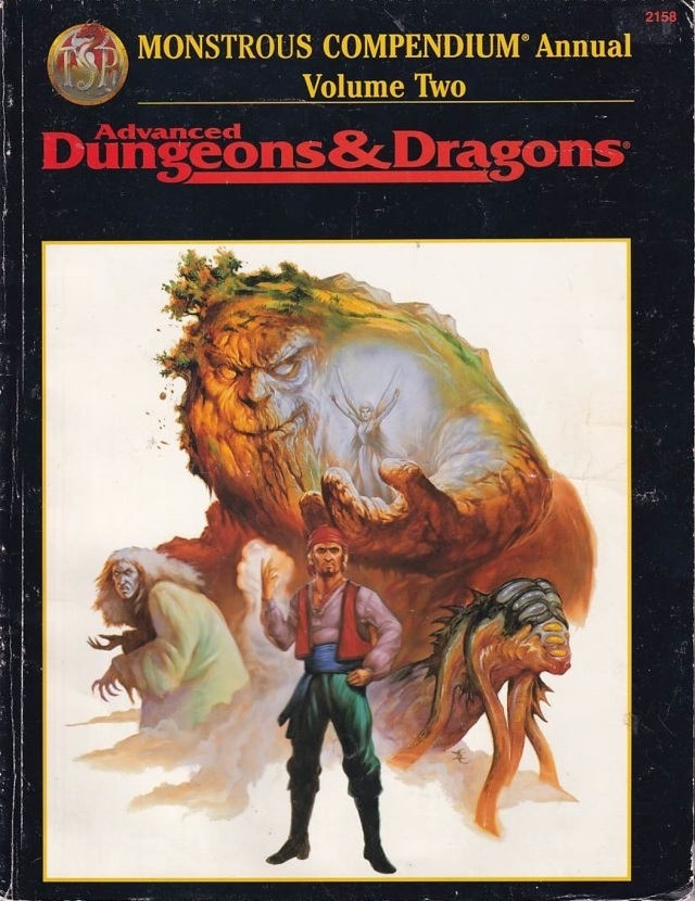 Advanced Dungeons & Dragons - Monstrous compendium annual volume Two - (B-Grade) (Genbrug)